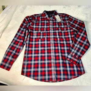 NWT Point Zero Black Label Men’s Button Down Shirt XL